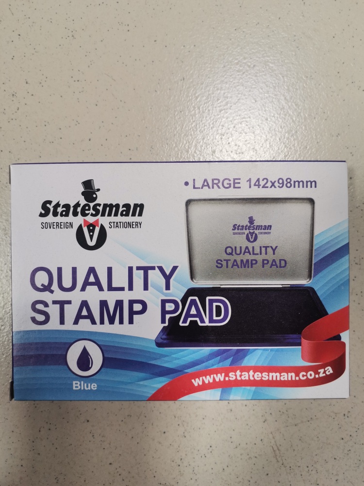 Statesman Blue Stamp Pad 142x98