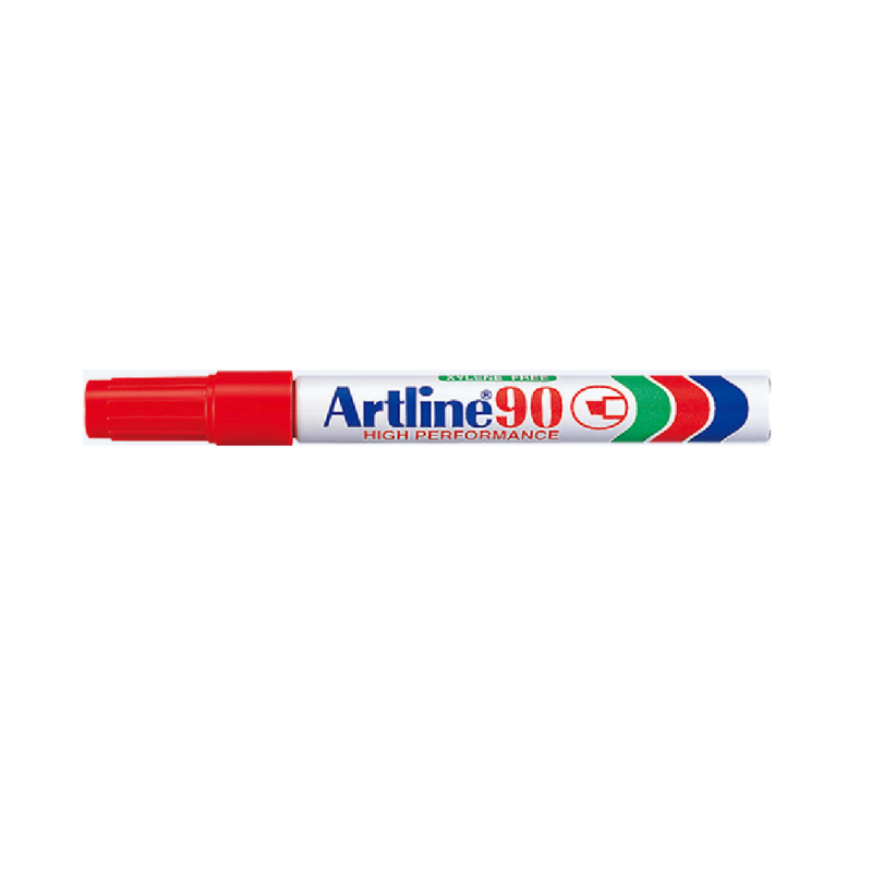 Artline Permanent Marker EK-90 Red