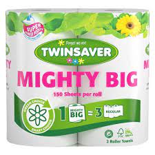 Twinsaver Mighty Big Roller Towels 2 Ply 2's