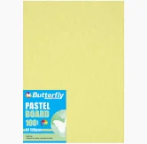 Butterfly A4 Copy Paper Pastel Yellow Ream (500)