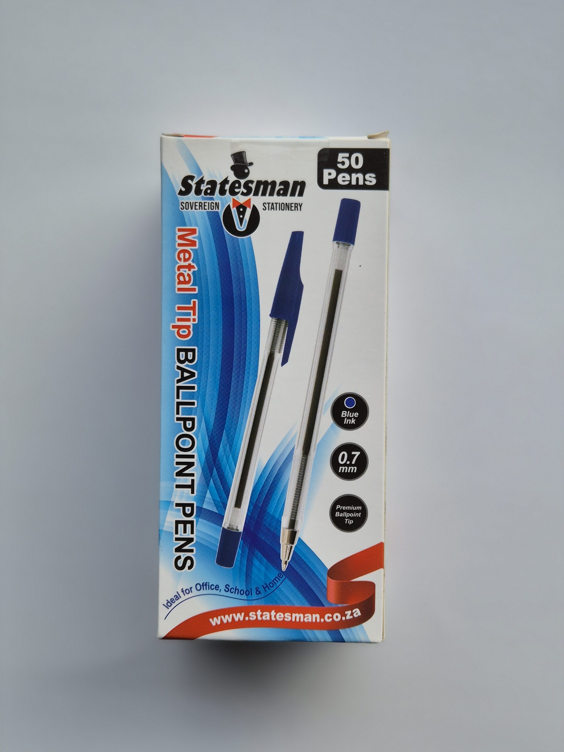 Statesman Ballpoint Pens 50's Blue 0.7 - Special Offer