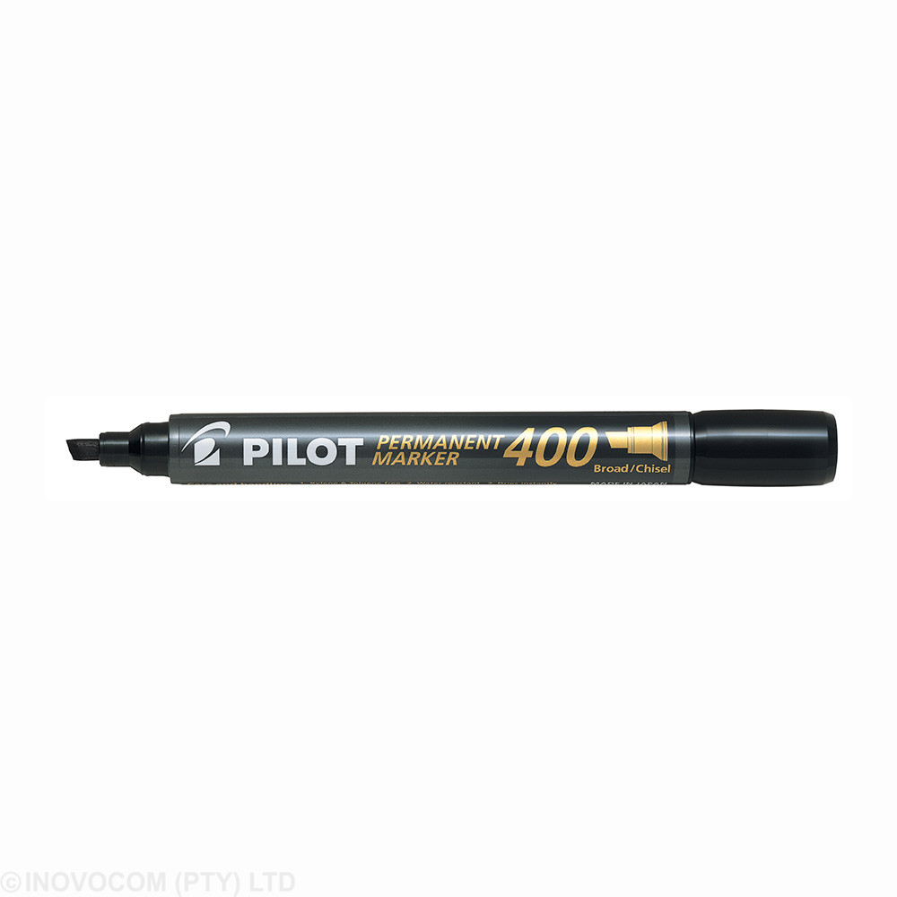 Pilot Permanent Marker 400 Chisel Tip - Black