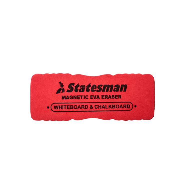 Statesman Eva Magnetic Eraser 2 In 1 (Whiteboard & Chalkboard)