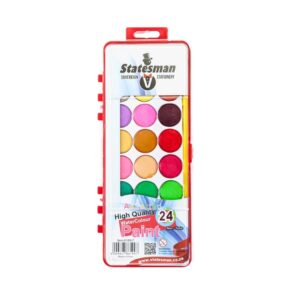 Statesman Watercolour Paints Cake Set 24's