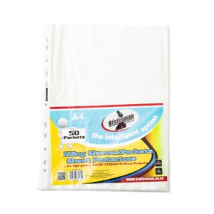 A4 Filing Sleeves/Pockets 50 Pack