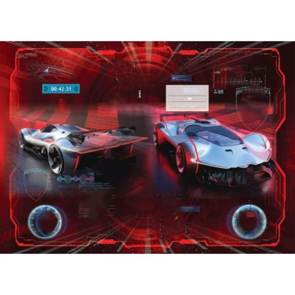 A4 Red Sports Car Pre-Cut Books Covers 5 Pack (F)