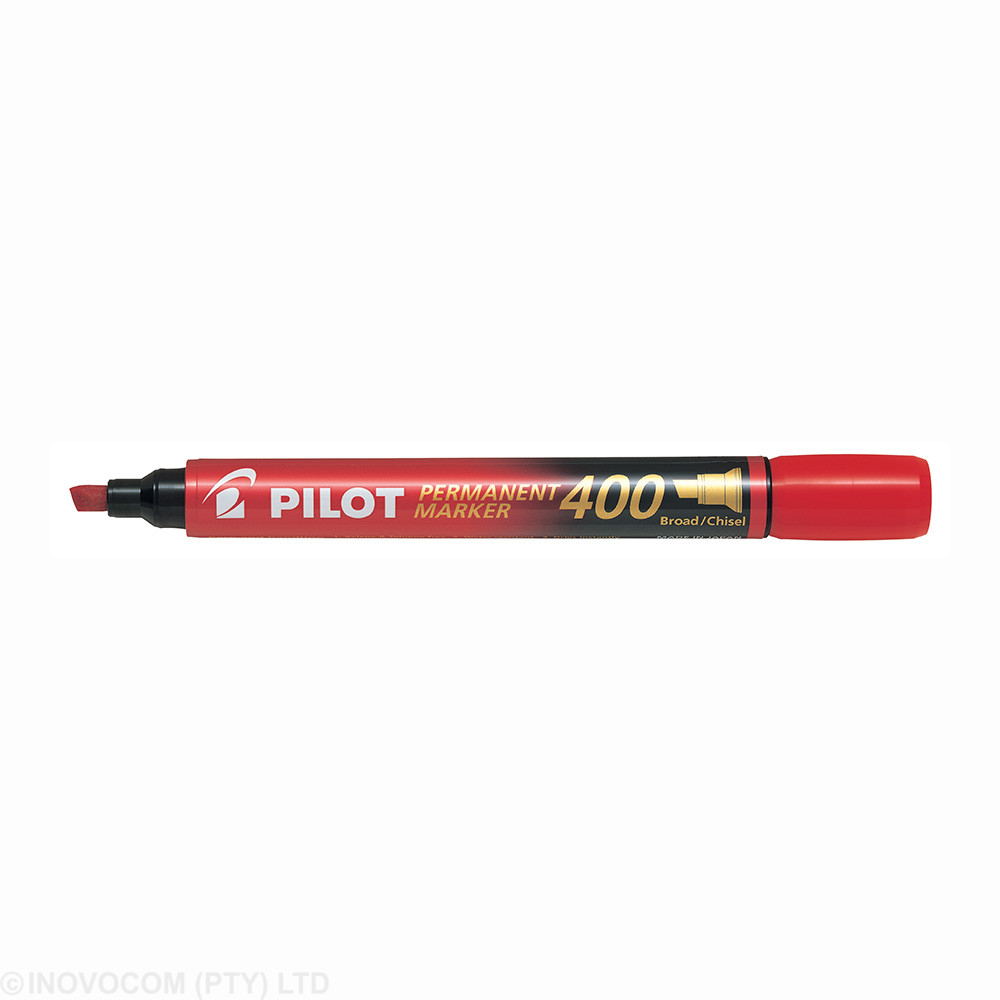 Pilot Permanent Marker 400 Chisel Tip – Red