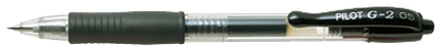 Pilot BL-G2-5 Black Gel Pen 0.5