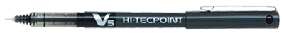 Pilot V5 Hi-Techpoint Black 0.5