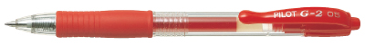 Pilot BL-G2-5 Red Gel Pen 0.5