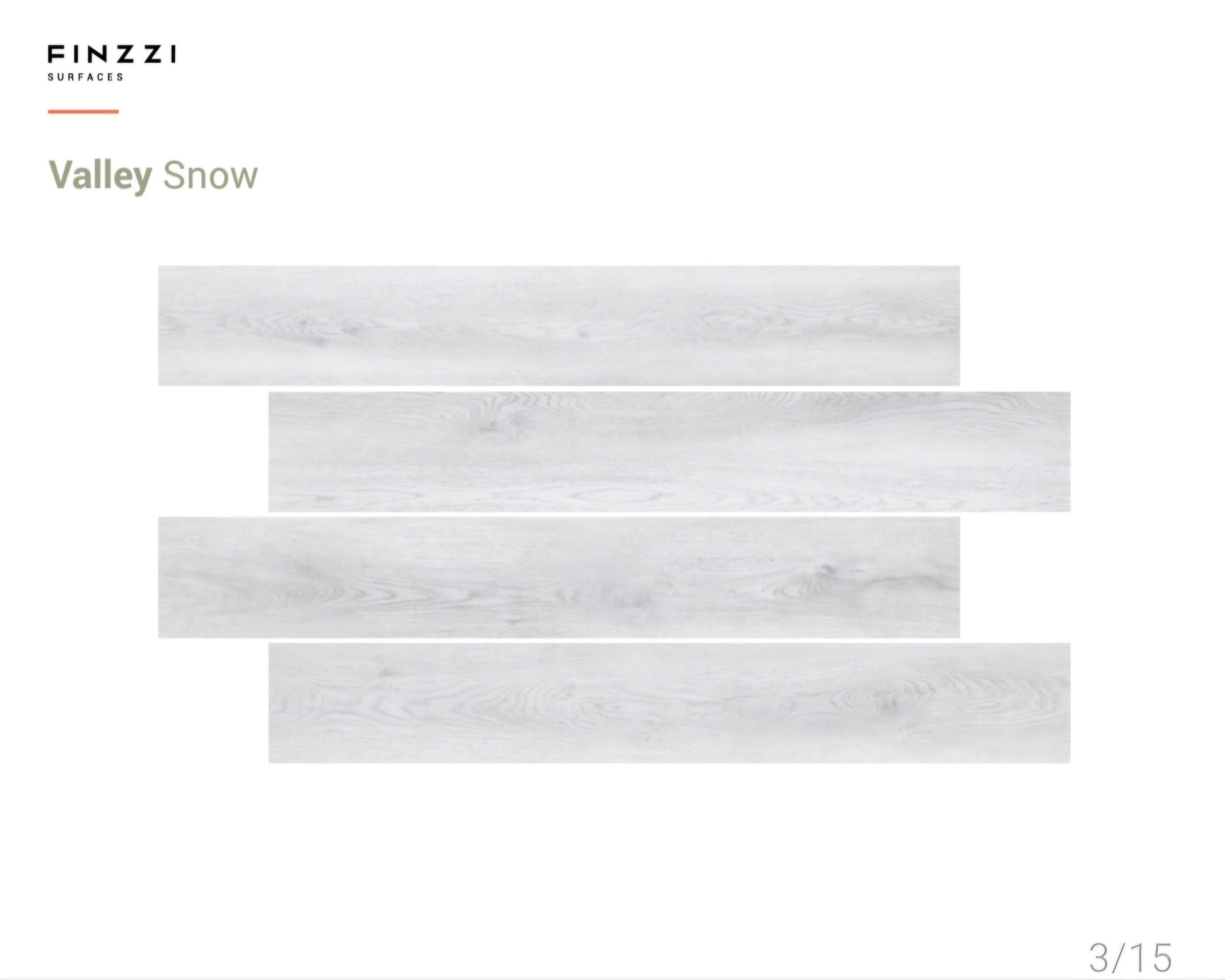 Finzzi SPC Vinyl Flooring - Valley Snow