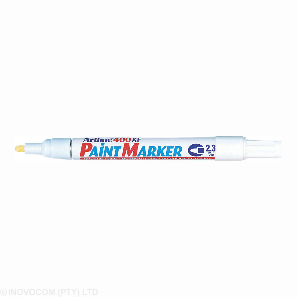 Artline EK-400 Paint Marker Bullet Point White