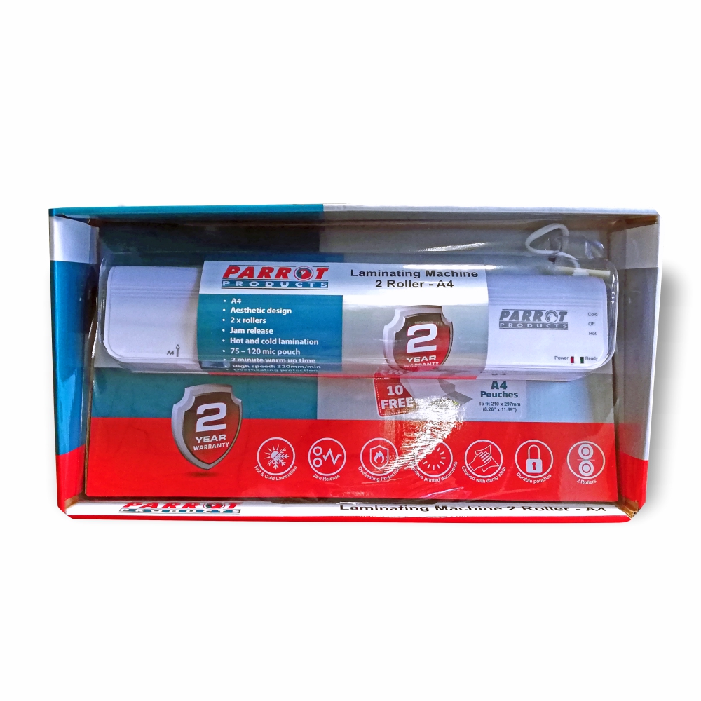 Parrot A4 Laminating Machine (2 Roller - 320MM/MM)
