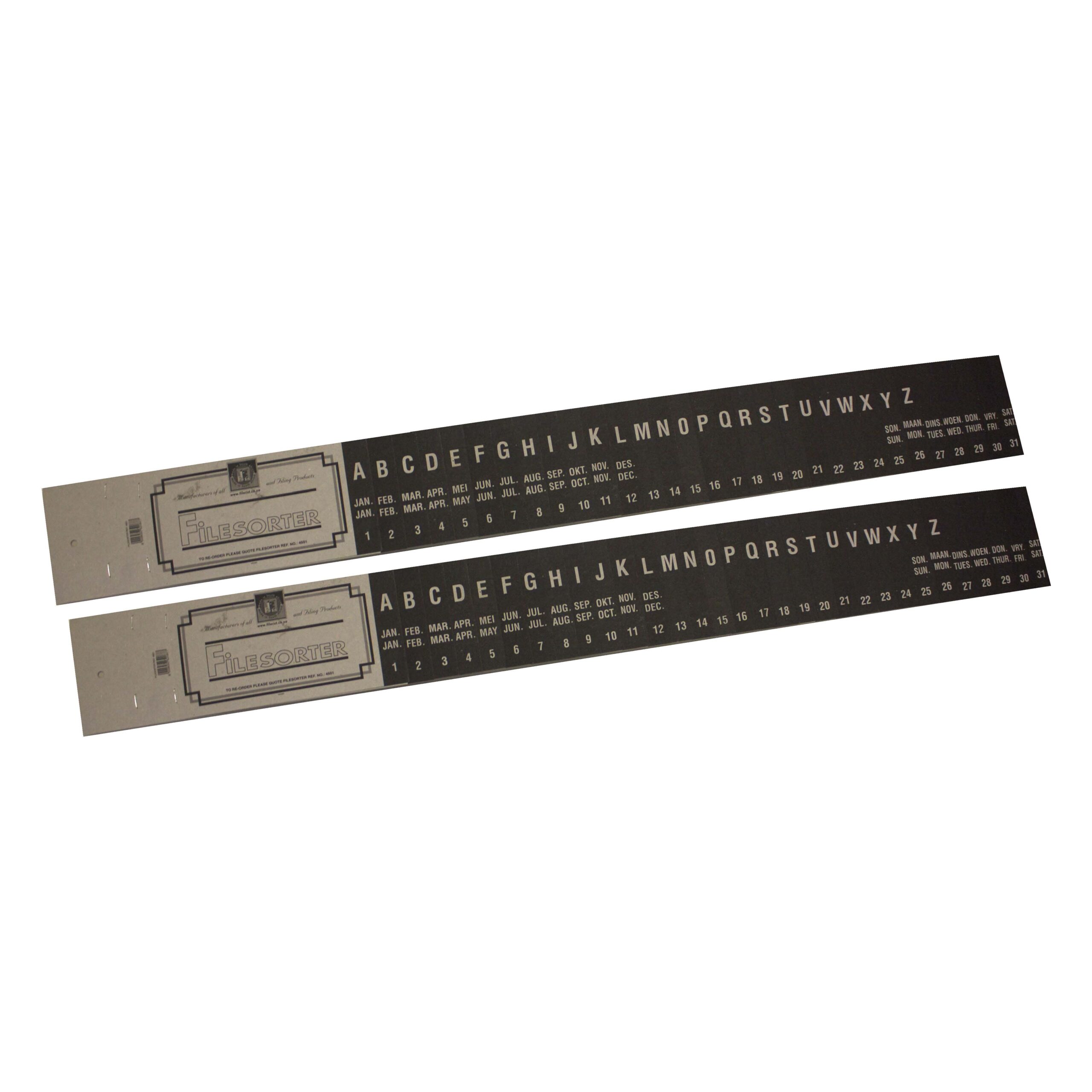 File Sorter A-1, 1-31, Jan-Dec