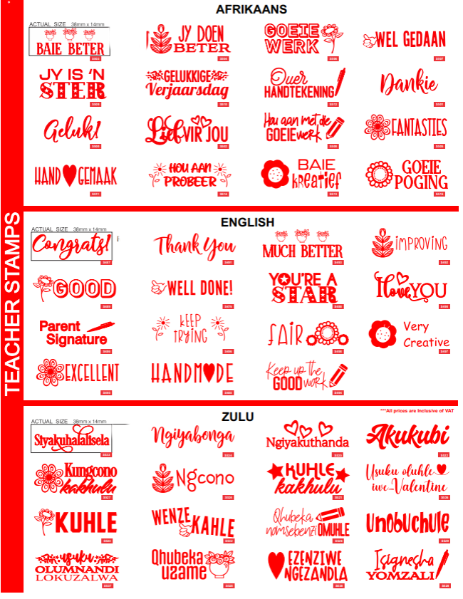 Trodat Teacher Stamps