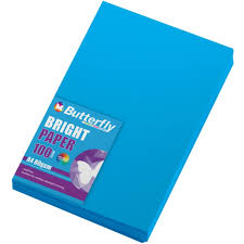 Butterfly A4 Copy Paper Bright Turquoise Blue Ream (500)